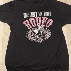 Woman’s Black Rodeo T-shirt